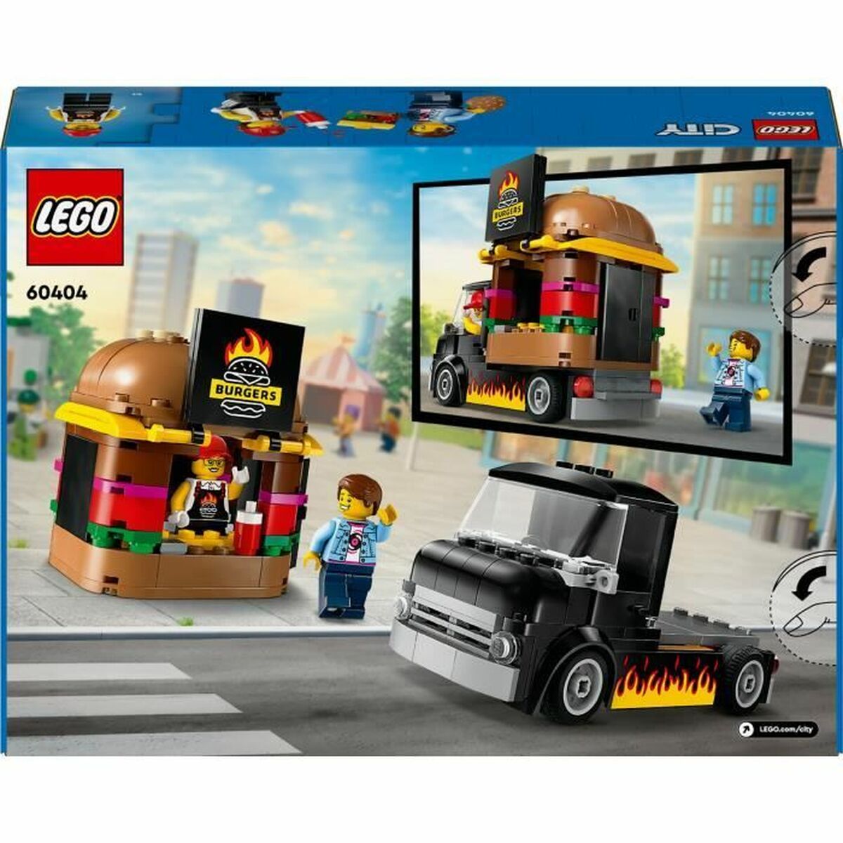 Byggsats Lego 60404 Hamburger truck Multicolour
